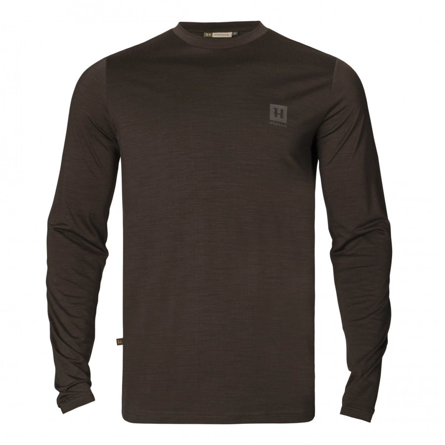 Koszulka Härkila Base All Season shadow brown 1/5