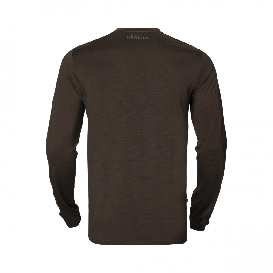Koszulka Härkila Base All Season shadow brown 2/2