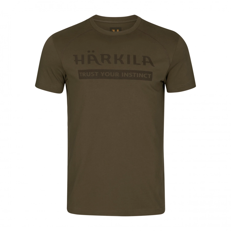 Koszulka Härkila Logo Willow green 1/4