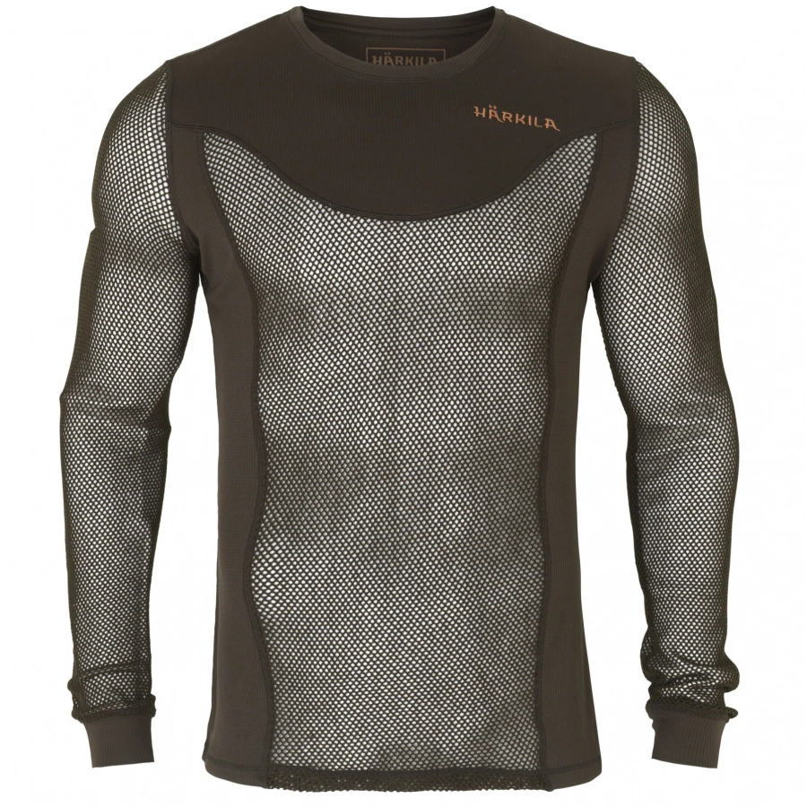 Koszulka męska Härkila Base Mesh crew neck Shadow 1/4