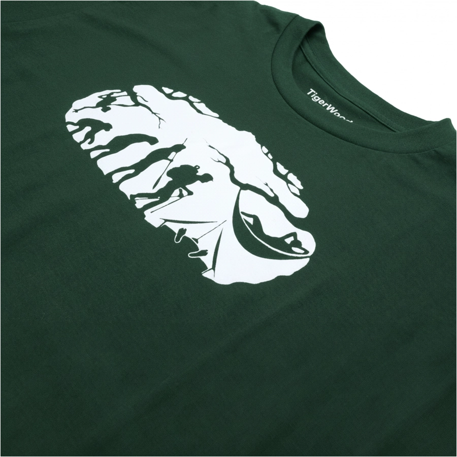 Koszulka męska TigerWood Bushcraft Evolution zielona 3/4