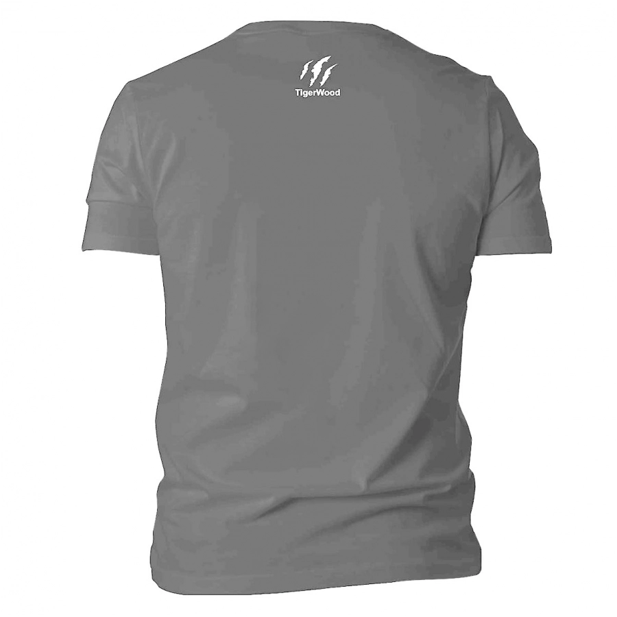Koszulka męska TigerWood Róża Wiatrów ciemnoszara 2/4