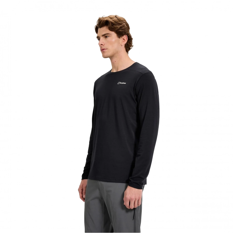 Koszulka szybkoschnąca Berghaus Delta Longsleeve Tee - jet black 4/8