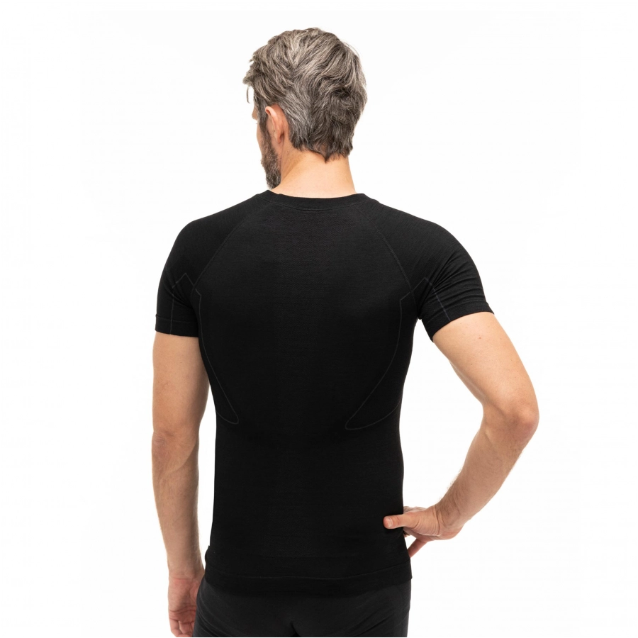Koszulka termoaktywna Brubeck ACTIVE WOOL czarna 3/3