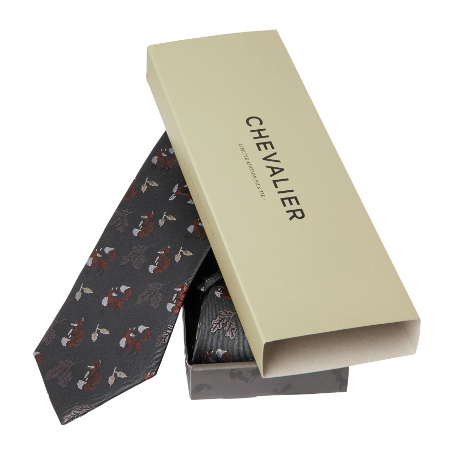 Krawat Chevalier Beagle Silk Tie 2/3