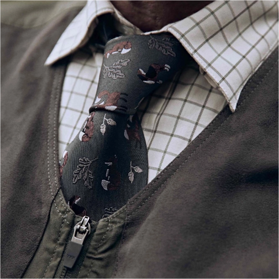 Krawat Chevalier Beagle Silk Tie 3/3
