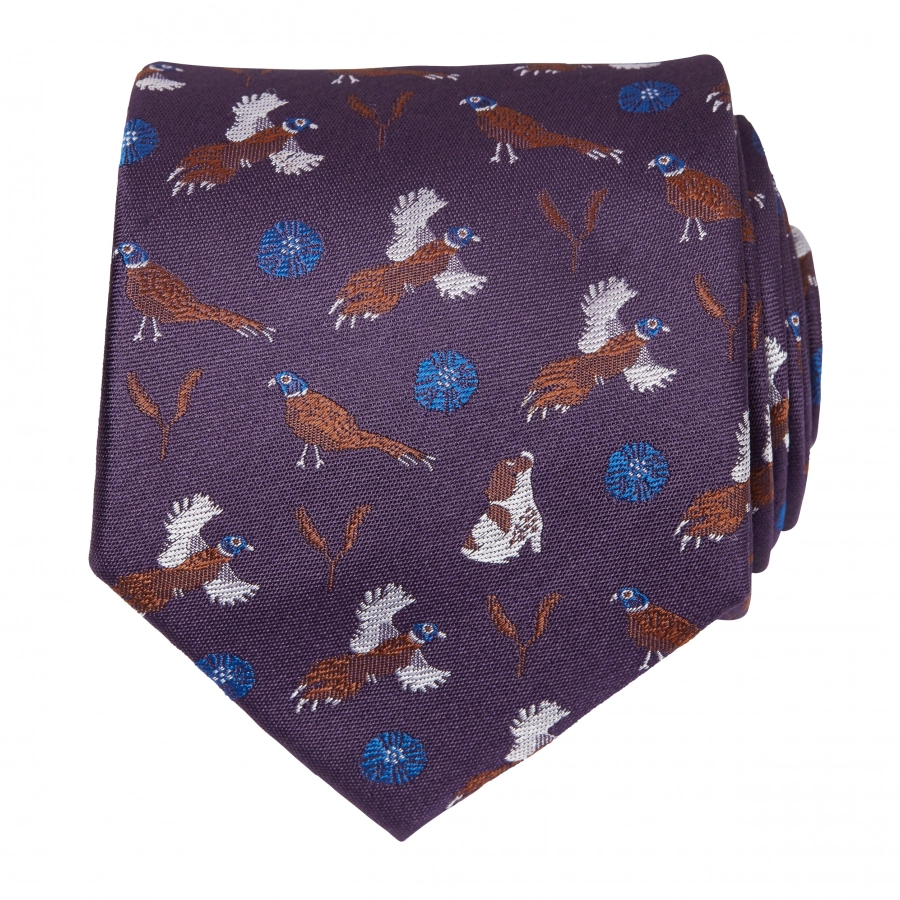 Krawat Chevalier Spaniel Silk Tie 1/3