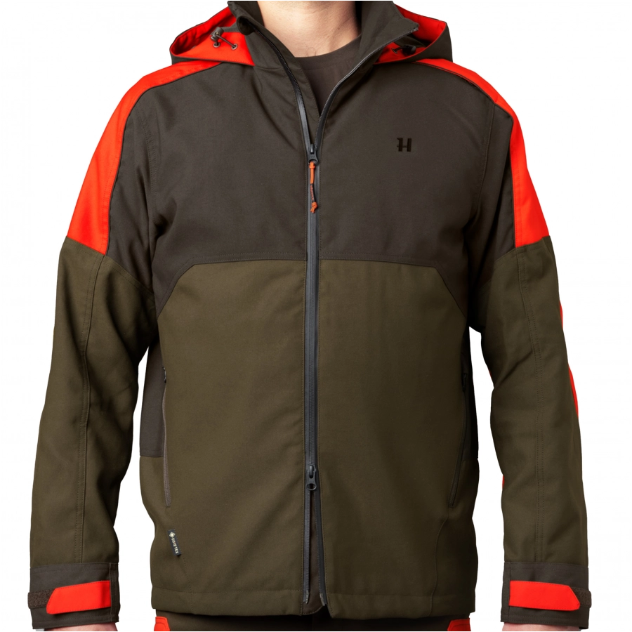 Kurtka Härkila Pro Hunter Dog Keeper GTX willow green / orange 3/10