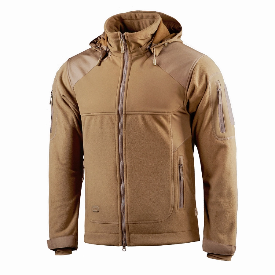 Kurtka M-Tac Norman Windblock Fleece coyote 1/4