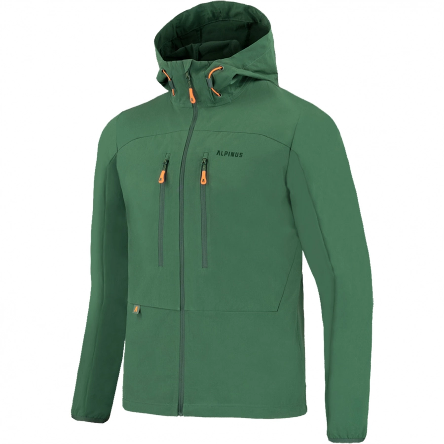 Kurtka męska Alpinus softshell Pourri zielona 1/6