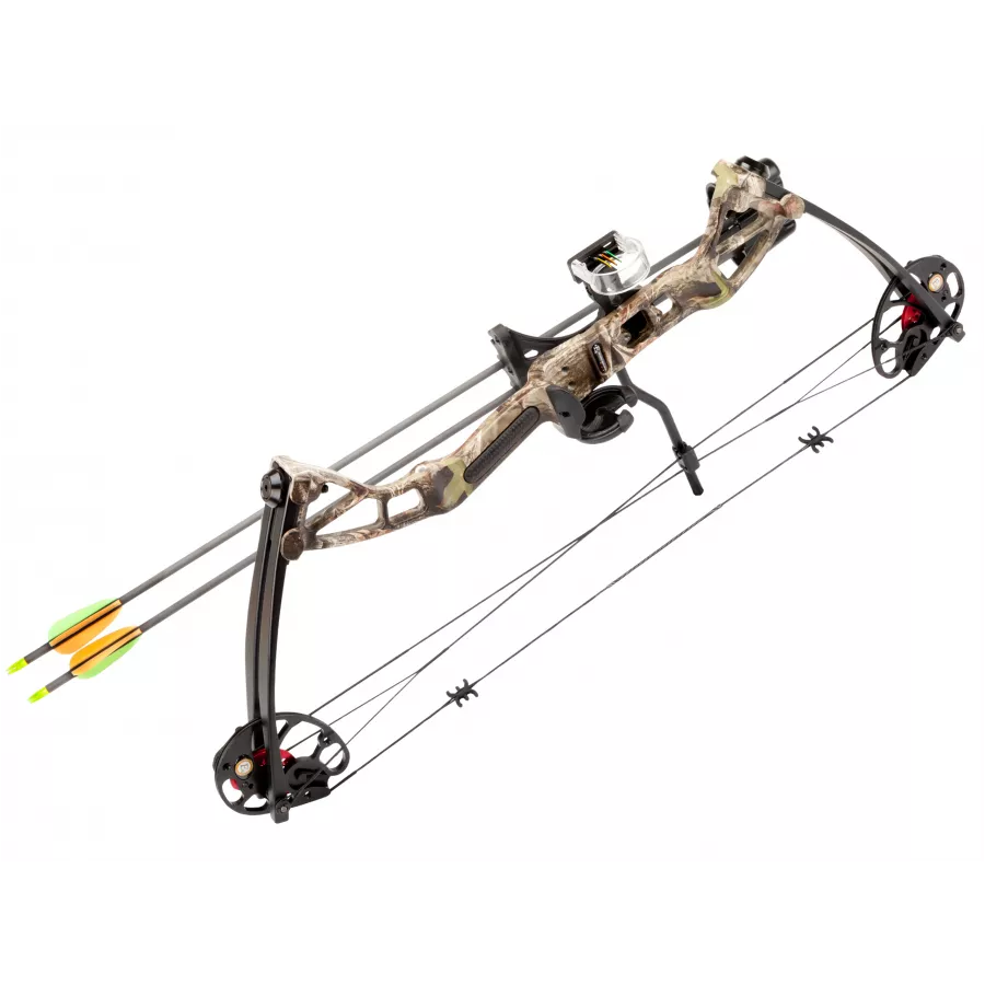 Łuk bloczkowy dla dorosłych i młodzieży Poe Lang Rex Quad 20-65 lb 28" kamuflaż 3/10
