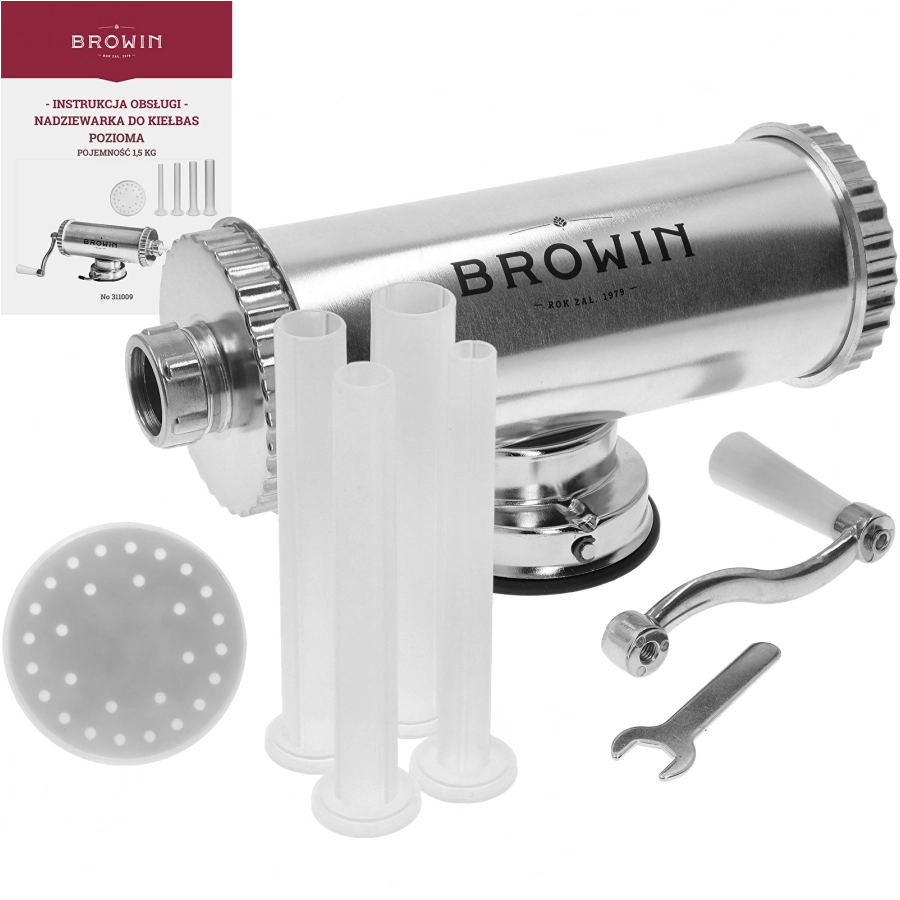 Nadziewarka pozioma Browin 1.5 kg z silikonowym tłokiem 3/13