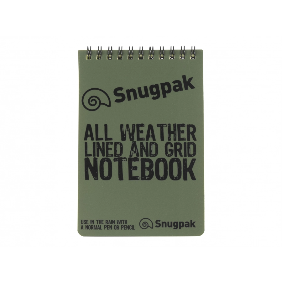 Notes wodoodporny Snugpak oliwkowy 1/4