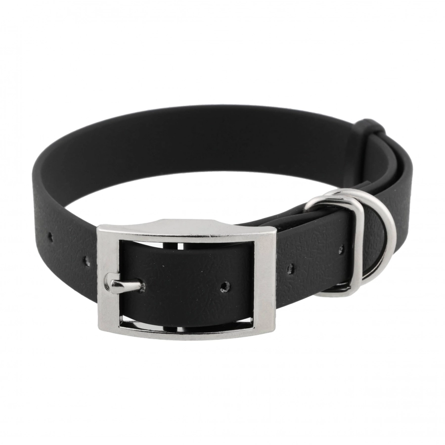 Obroża BioThane 4wild 20mm 27-41 cm czarna 1/3