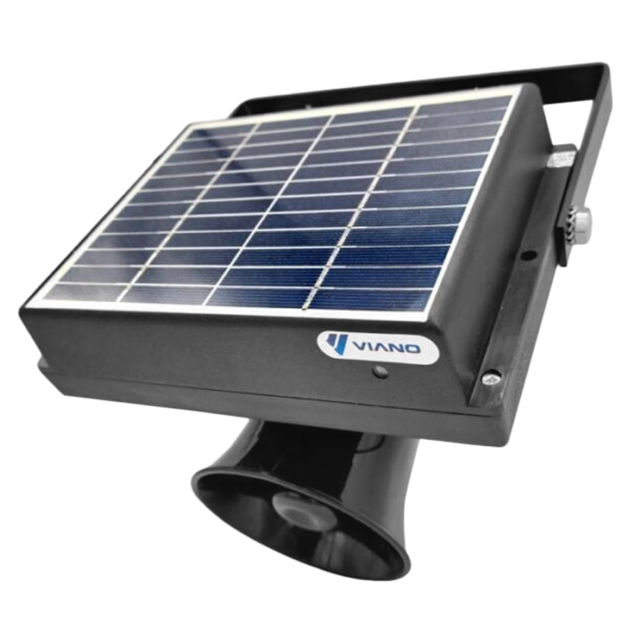 Odstraszacz solarny Viano dźwiękowy ptaków, gołębi, szpaków, wróbli 1/7