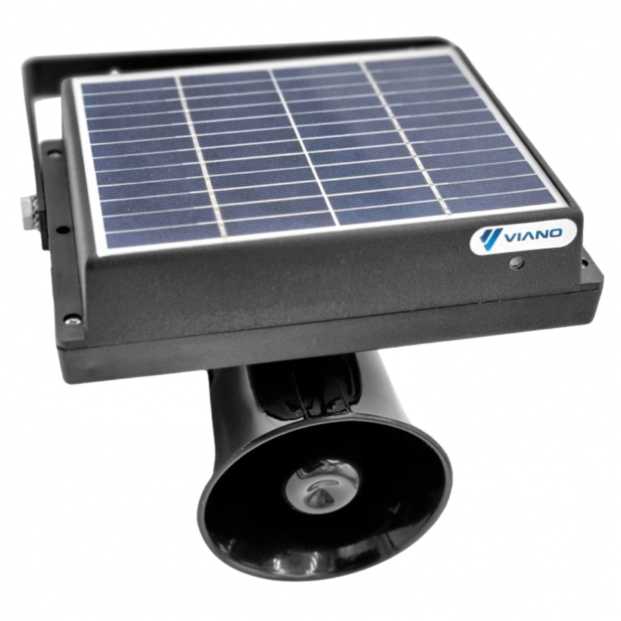 Odstraszacz solarny Viano dźwiękowy ptaków, gołębi, szpaków, wróbli 2/7