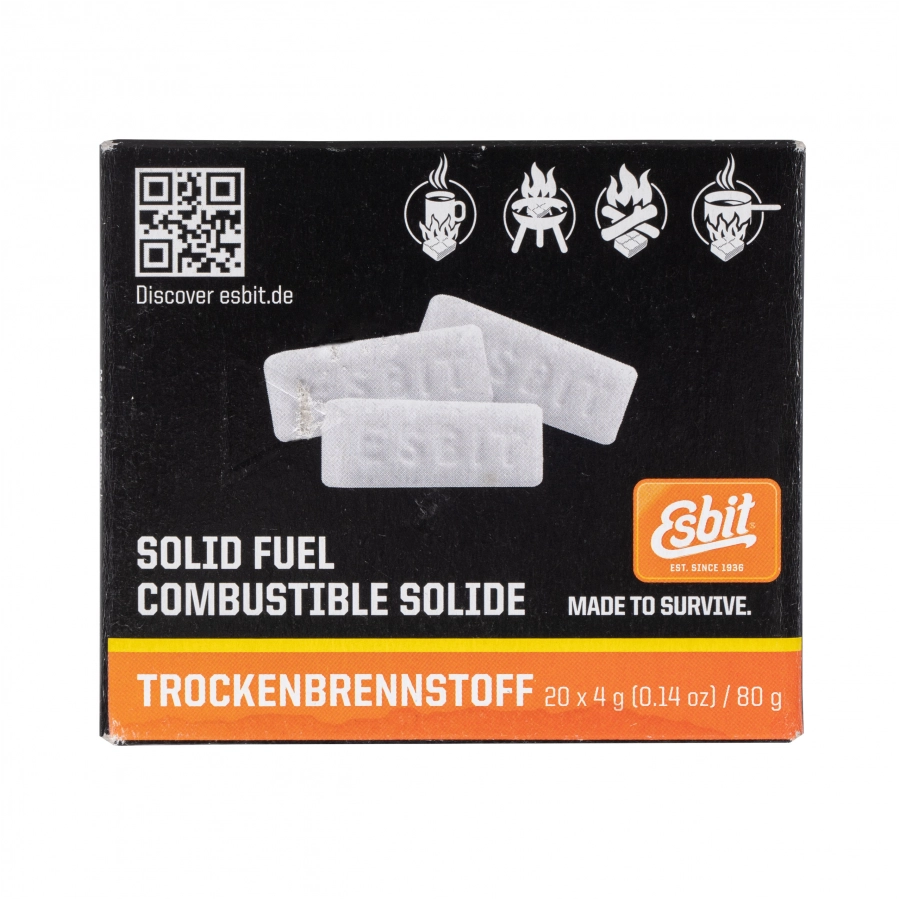 Paliwo stałe Esbit Solid Fuel 20 x 4 g 1/2