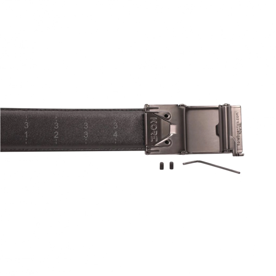 Pas do spodni Kore Essentials Leather Gun Belt X2 czarny 2/4