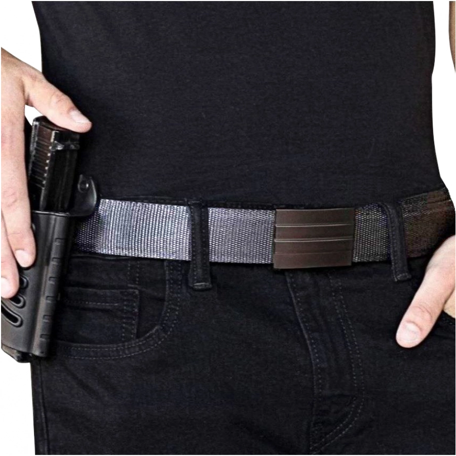 Pas do spodni Kore Essentials Tactical Nylon Gun Belt X2 szary 2/4