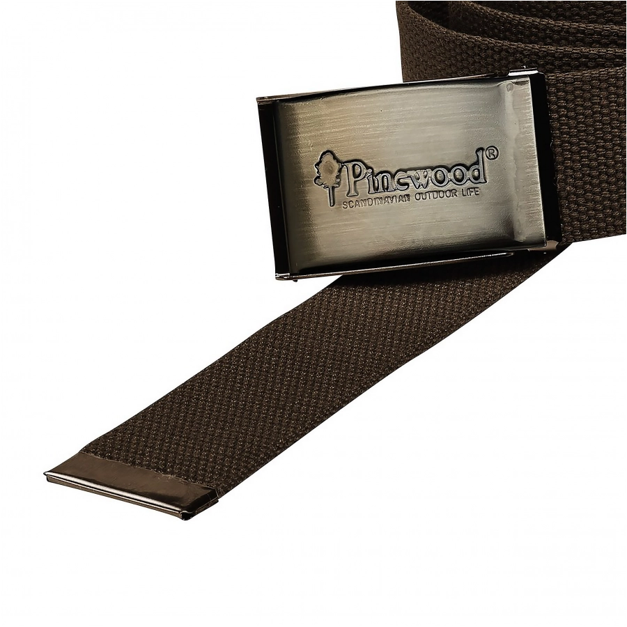 Pasek męski Pinewood Canvas 9199 brązowy 2/4
