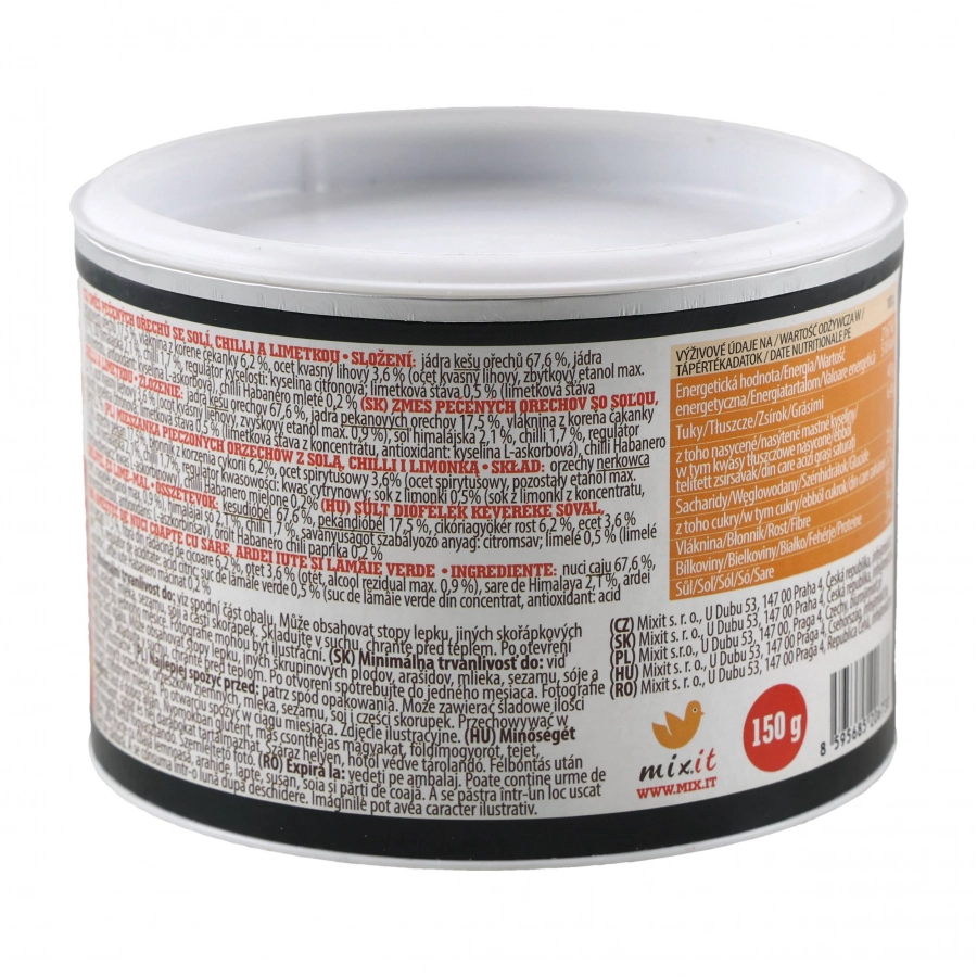 Pieczone orzechy o smaku limetki z habanero Mixit Chilli & Lime Nuts 150 g 2/3