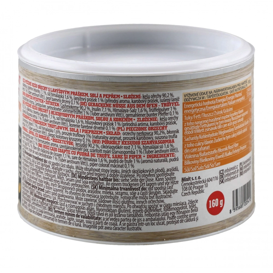 Pieczone orzechy z truflą i kolorowym pieprzem Mixit Black Truffle Nuts 160 g 2/3