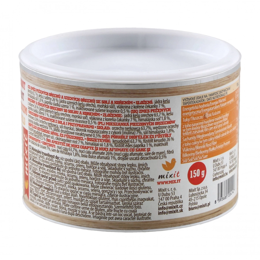 Pieczone orzechy z wędzoną papryką Mixit Smoked Paprika Nuts 150 g 2/3