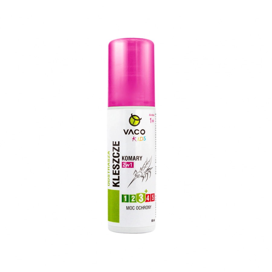 Płyn Vaco na komary, kleszcze i meszki dla dzieci 1+ 80 ml 1/1