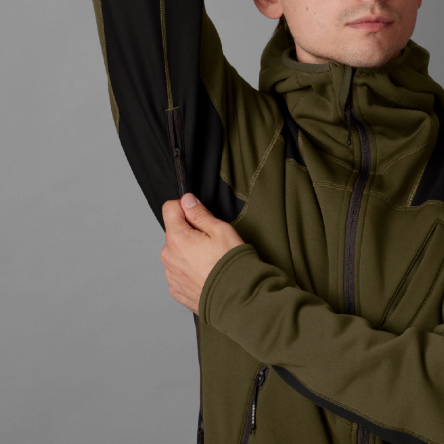 Polar męski myśliwski Härkila Deer Stalker zielono-brązowa 4/5