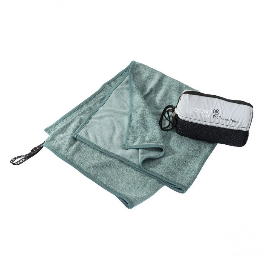 Ręcznik Cocoon Eco Travel Towel - Lyocell, L, zielony