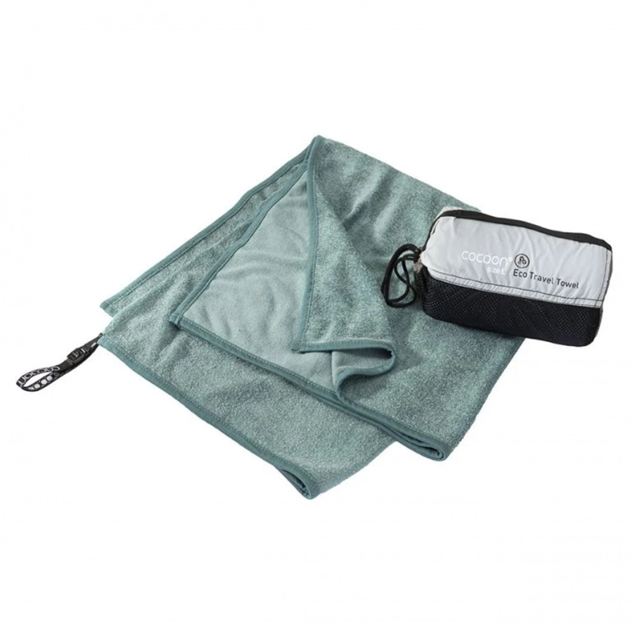 Ręcznik Cocoon Eco Travel Towel - Lyocell, XL, zielony