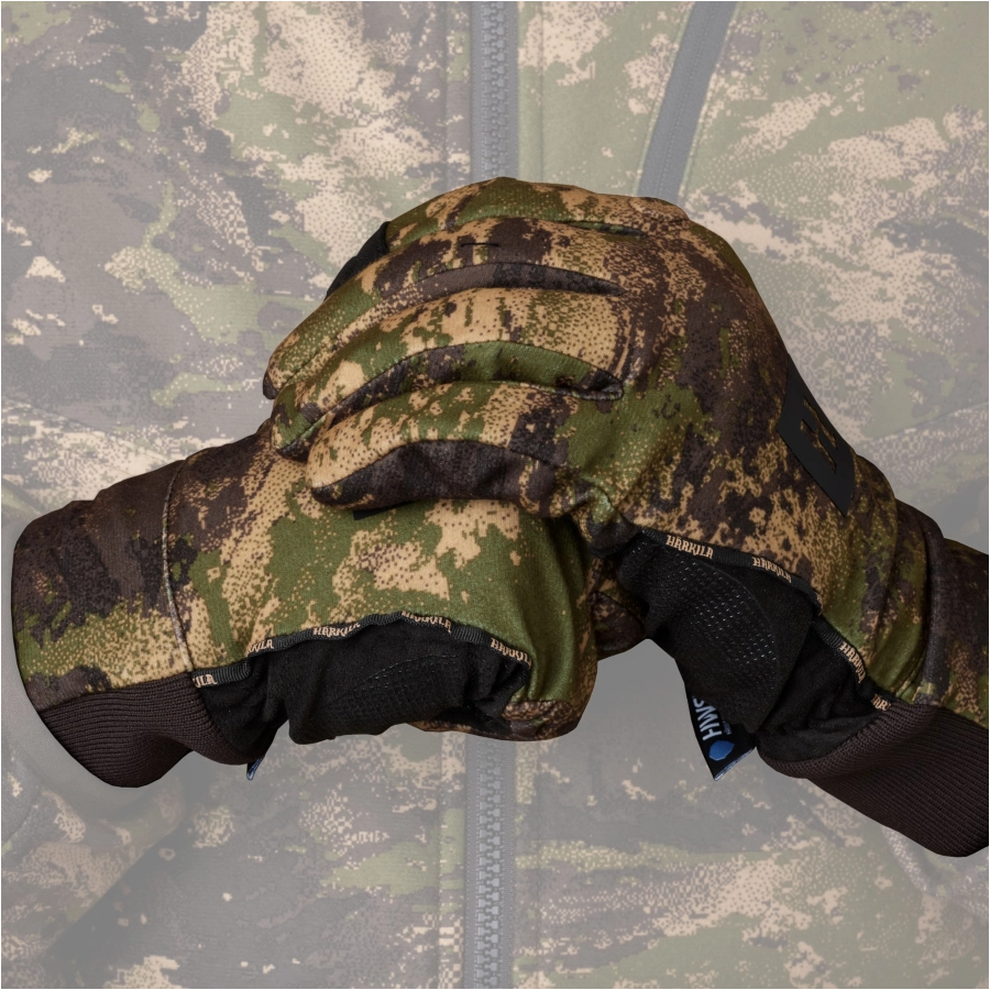 Rękawice męskie Härkila Deer Stalker camo HWS AXIS 3/8