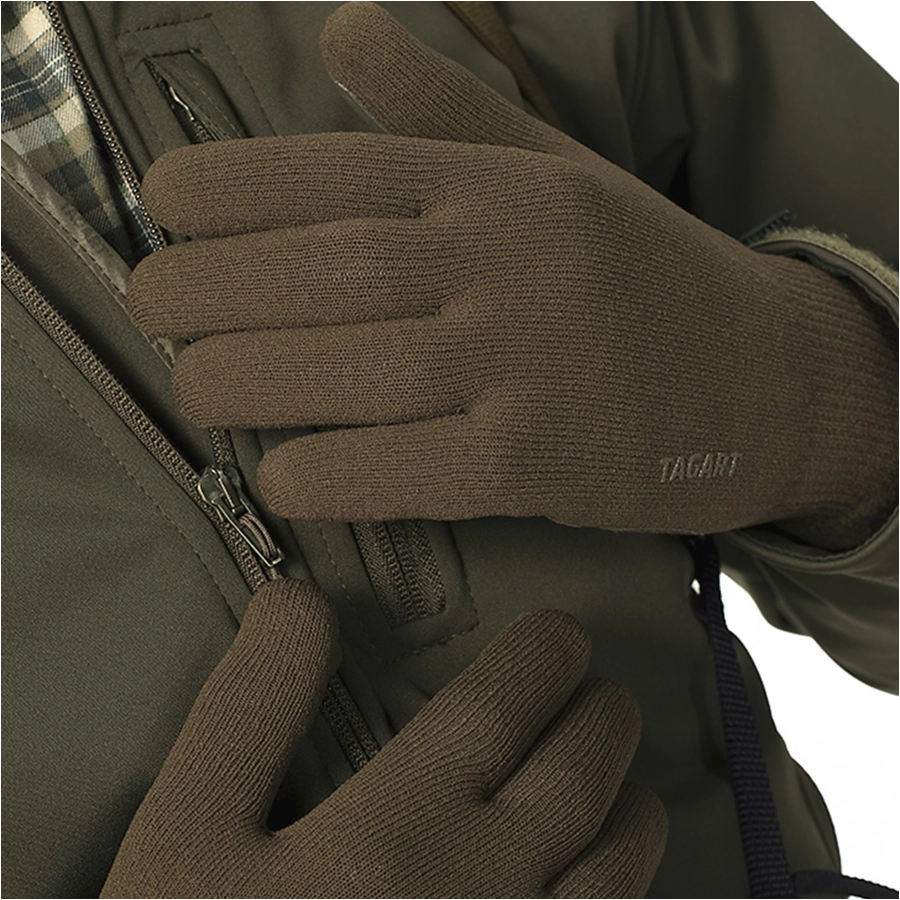 Rękawice męskie Tagart Grip zielone 3/4
