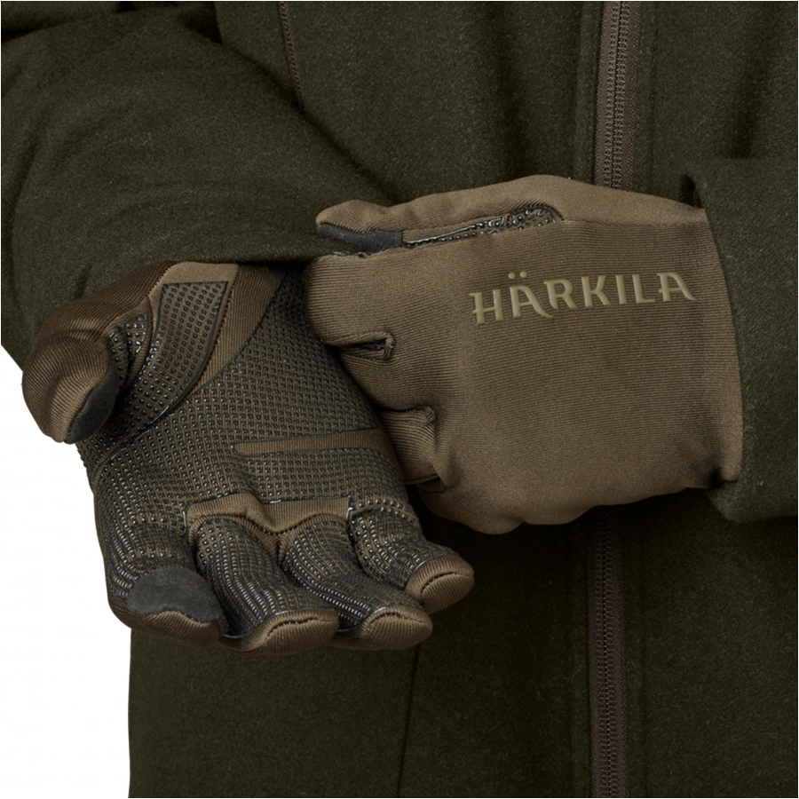 Rękawiczki męskie Härkila Power Stretch brązowe 2/6