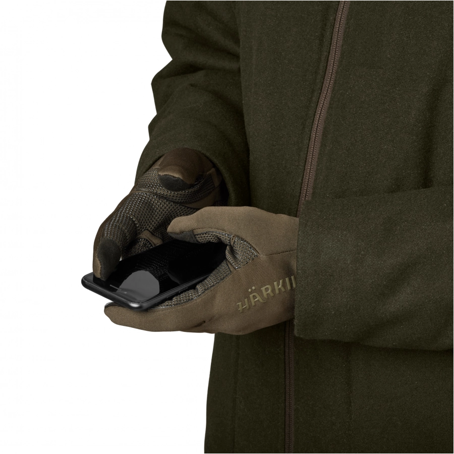 Rękawiczki męskie Härkila Power Stretch brązowe 3/6