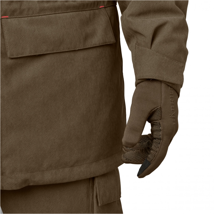 Rękawiczki męskie Härkila Power Stretch ciemnozielone 4/4