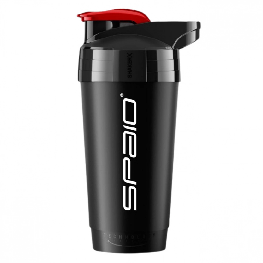 Shaker Spaio 01 700 ml czarno/czerwony 1/1
