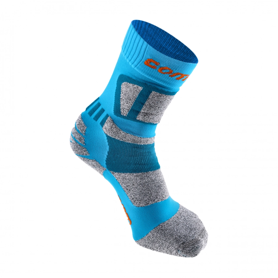Skarpety techniczne Comodo trekingowe turkusowe 3/6