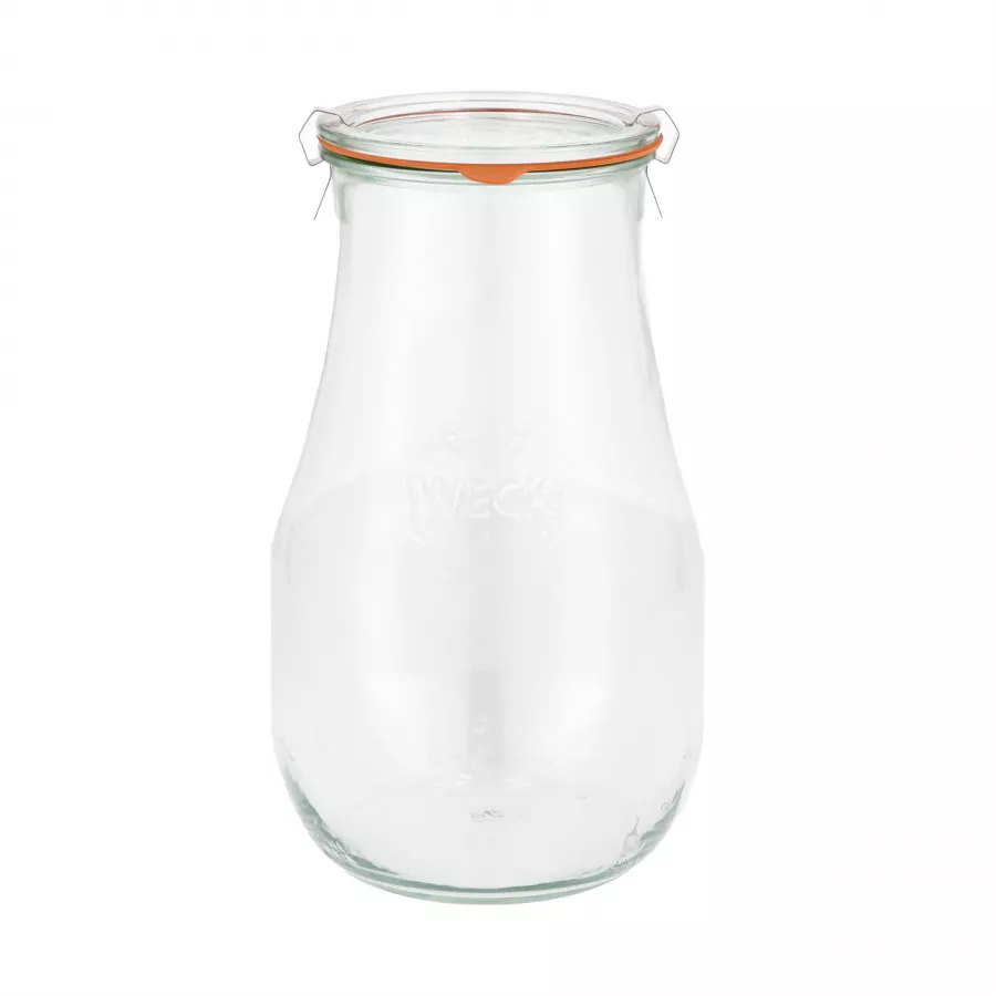 Słoik Weck Tulip z pokrywką, uszczelką i 2 zapinkami 2700 ml 4 szt 1/2