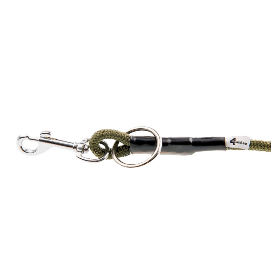 Smycz przepinana 4wild 3 m fi 8 mm khaki 2/4
