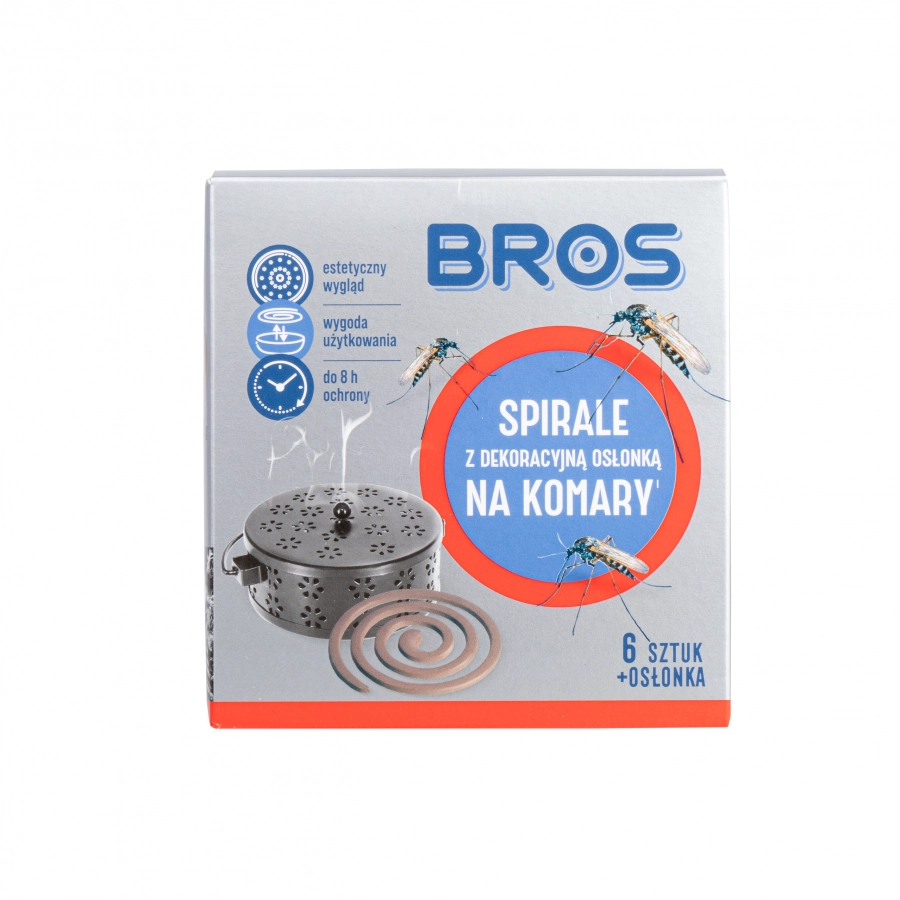 Spirala Bros na komary z dekoracyjną osłonką 1/4