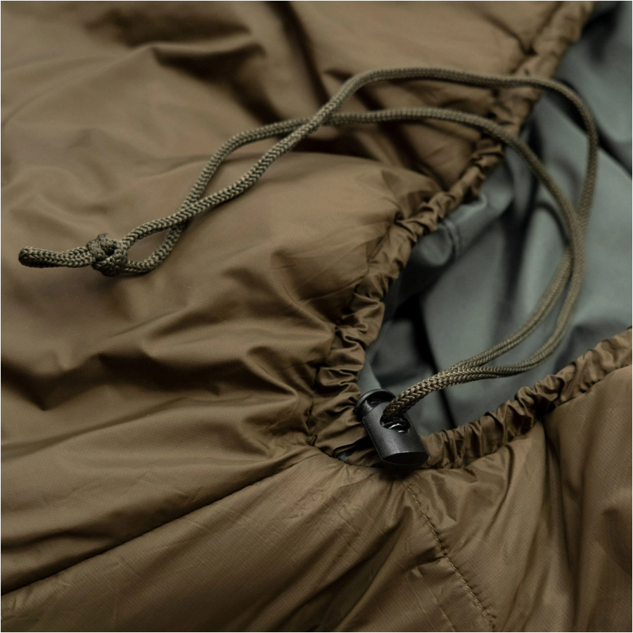 Śpiwór Alpinus Survival 1300 oliwkowy dla praworęcznych 4/10