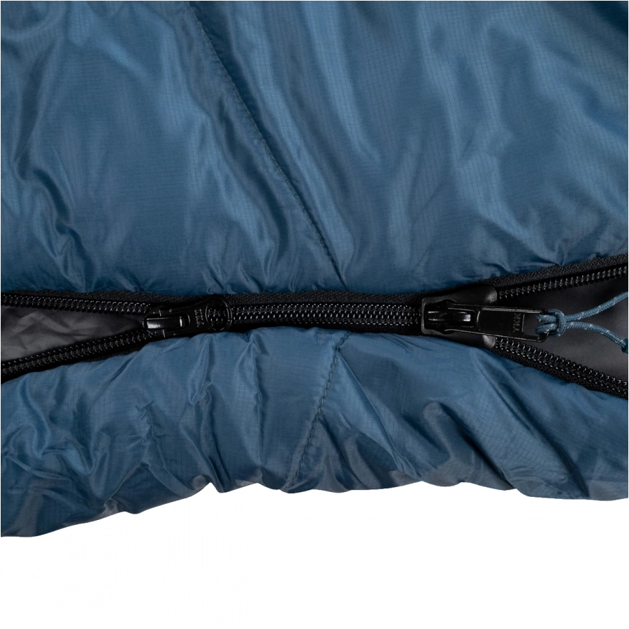 Śpiwór Alpinus Ultralight 1000 niebieski dla leworęcznych 4/10