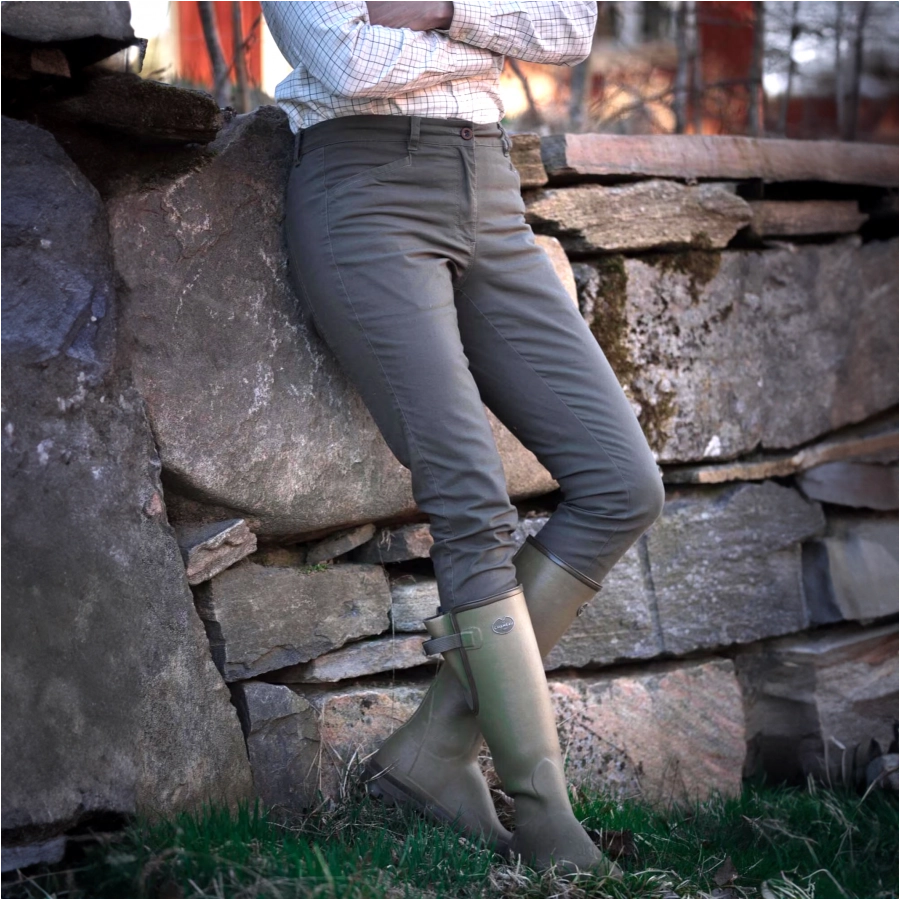 Spodnie damskie Chevalier Manor Anthracite 3/4