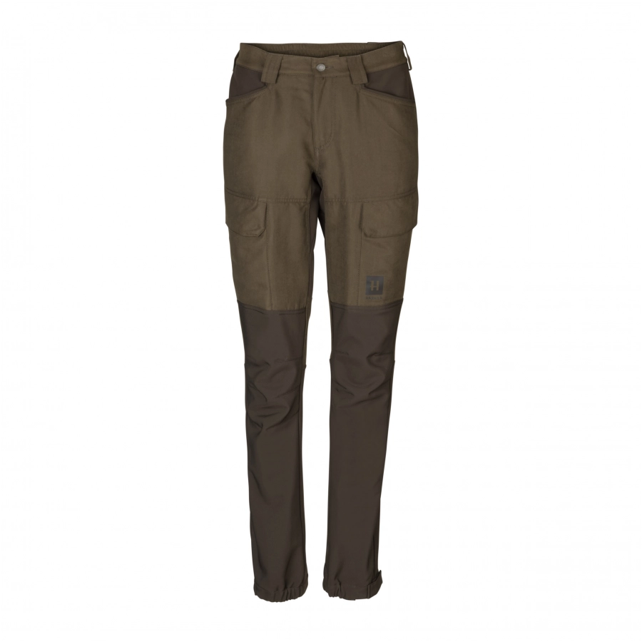 Spodnie damskie Härkila Scandinavian Willow green / Deep brown 1/7