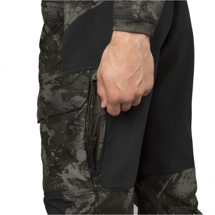 Spodnie Harkila Noctyx Camo AXIS MSP®Black/Black 4/10