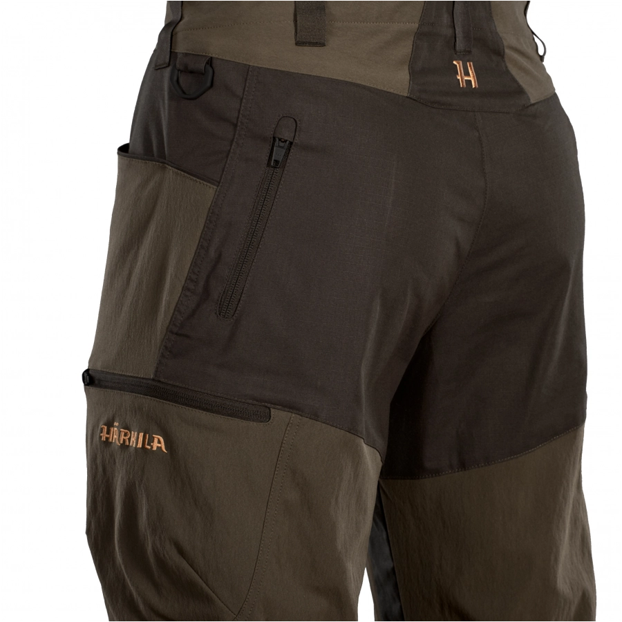 Spodnie Härkila Ragnar Slate brown/Willow green 3/7