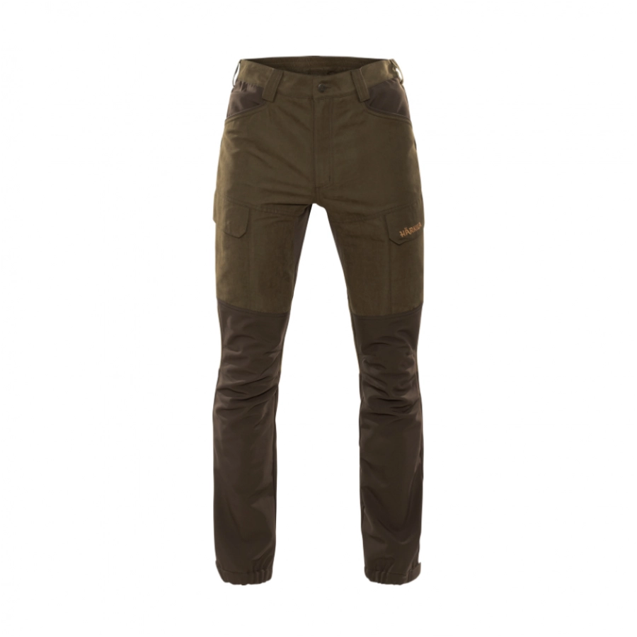 Spodnie outdoorowe Härkila Scandinavian zielono-brązowe 1/5
