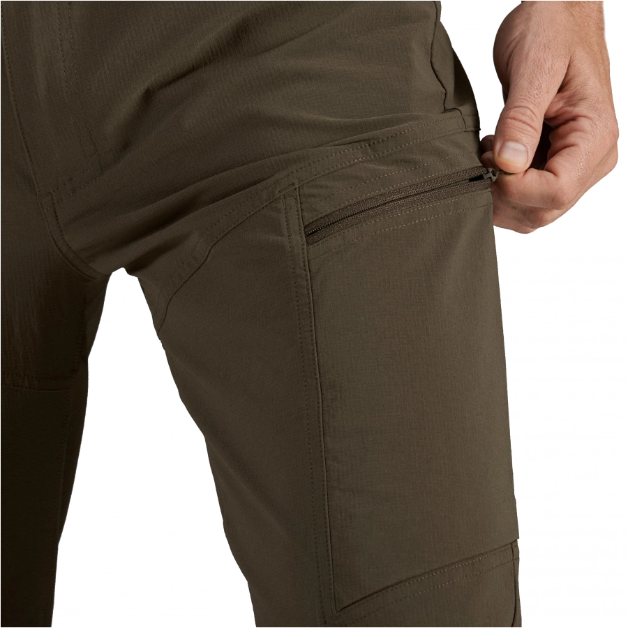 Spodnie outdoorowe Härkila Trail ciemnozielone 3/4