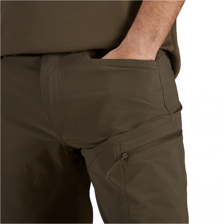 Spodnie outdoorowe Härkila Trail ciemnozielone 4/4